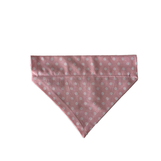 Bandana Dotiau Pinc | Pink Polka Dot Bandana